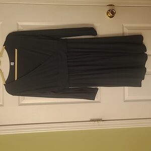 Old Navy forest green long sleeve maternity dress Size L